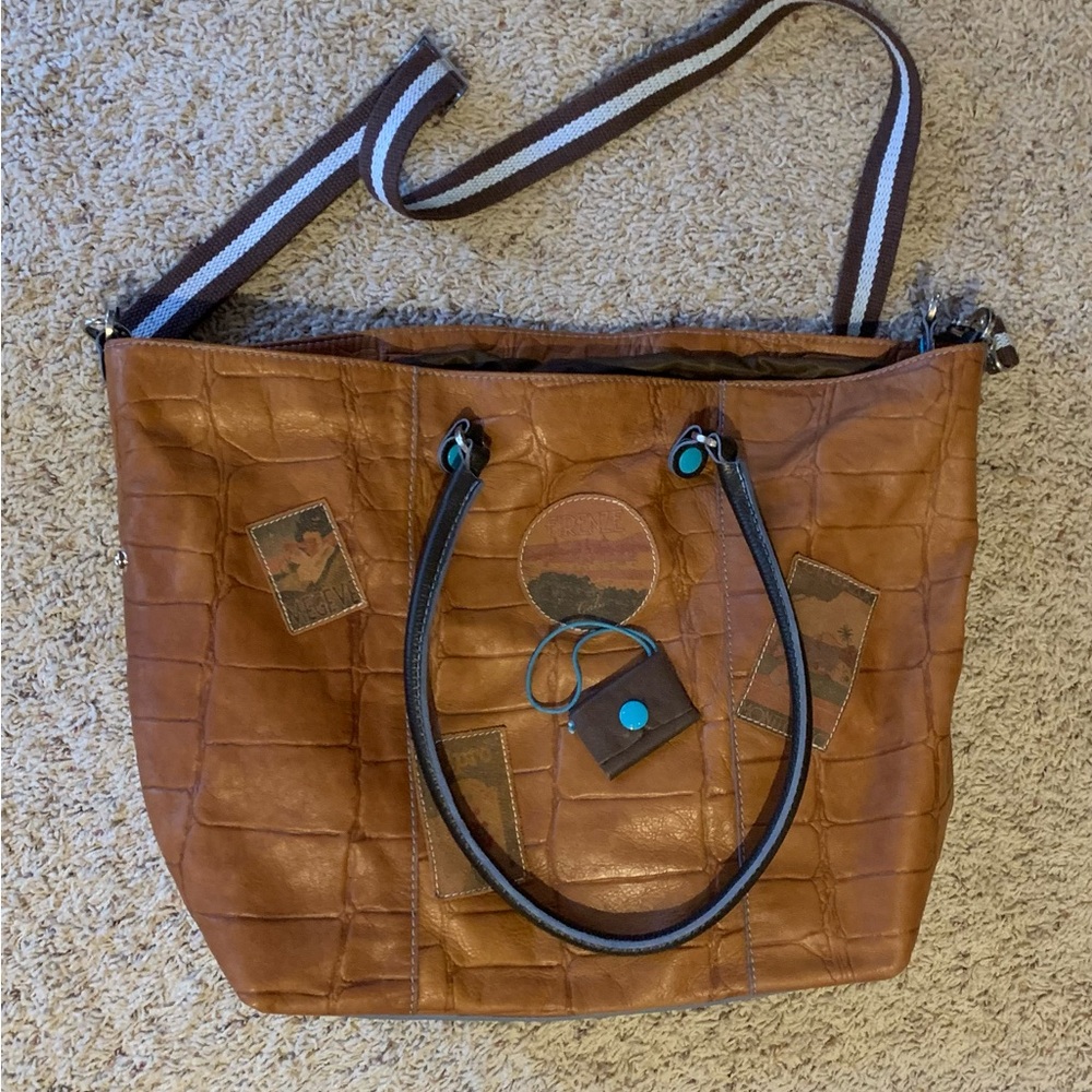 Gabs Brown Leather Tote Bag